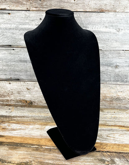 DCH1812 = Value Velvet Super Tall Necklace Bust 17-1/2" high