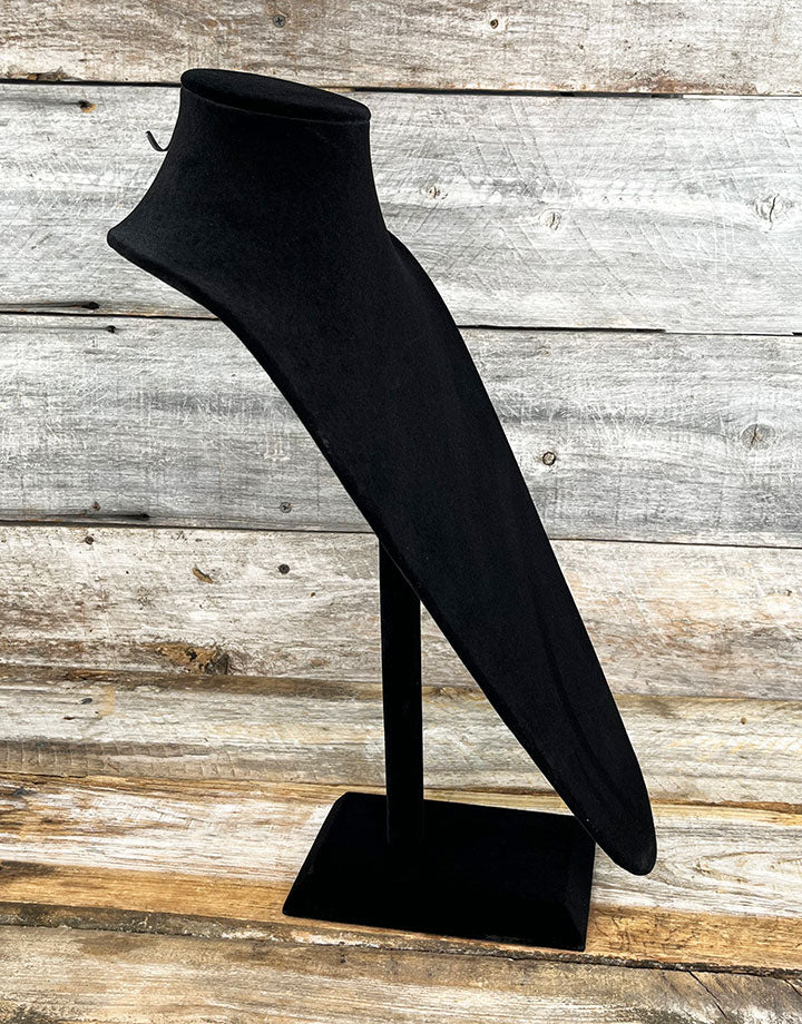 DCH1812 = Value Velvet Super Tall Necklace Bust 17-1/2" high