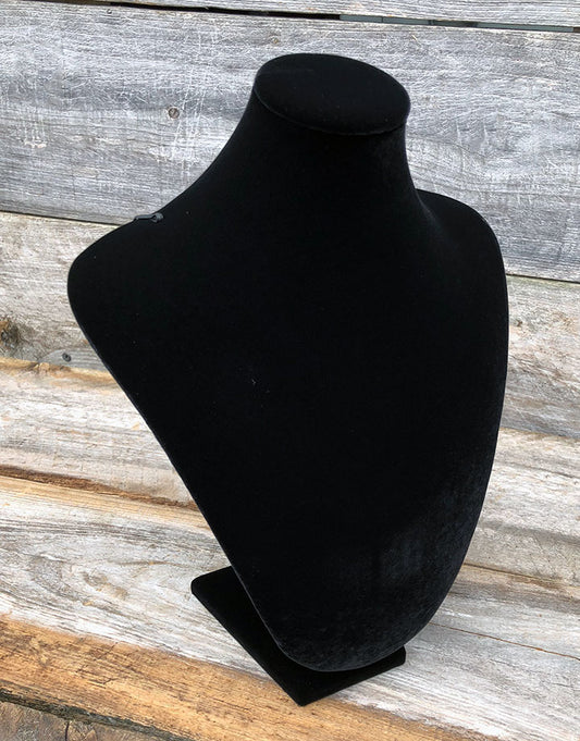 DCH1866 = Value Velvet Necklace Display 10-3/4" H