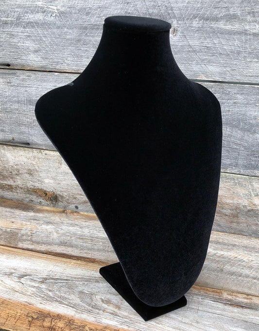 DCH1868 = Value Velvet Necklace Display 14-1/4" H