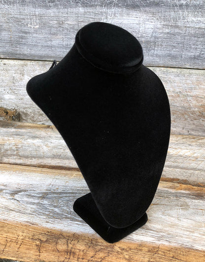 DCH1893 = Value Velvet Necklace Bust 7-1/2" H