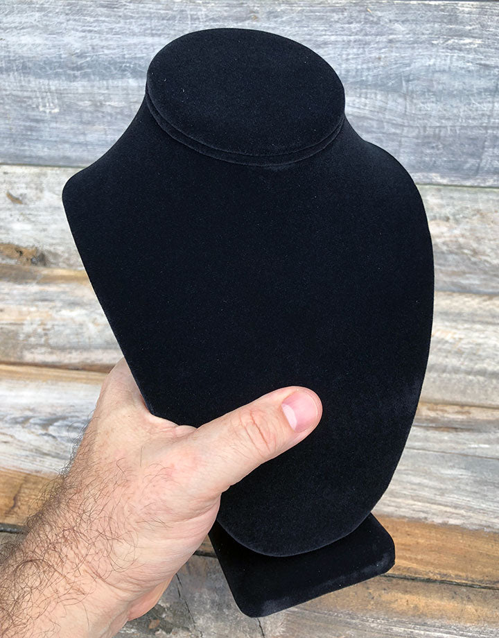DCH1897 = Value Velvet Necklace Bust 10-1/4" H
