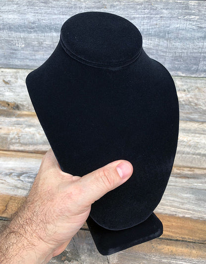 DCH1897 = Value Velvet Necklace Bust 10-1/4" H