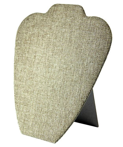 DCH3674 = Burlap Necklace Easel Display 8-1/4" H (Pkg/3)