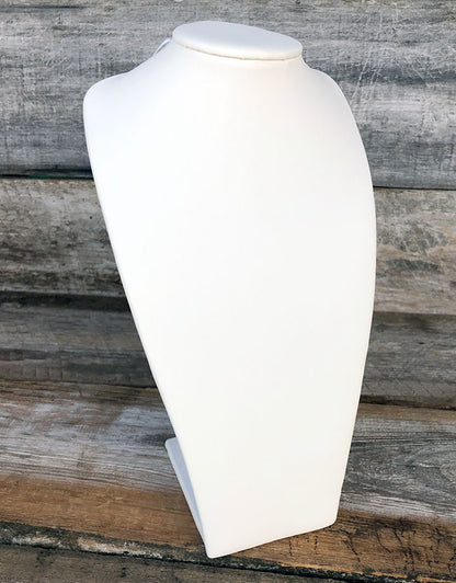 DCH6827 =  Leatherette Necklace Bust 10-3/8'' H