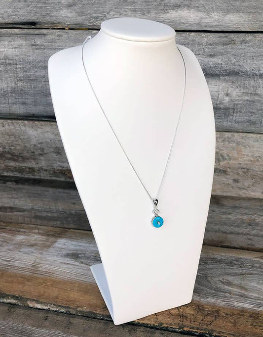 DCH6828 = Leatherette Necklace Bust 11-7/8'' H