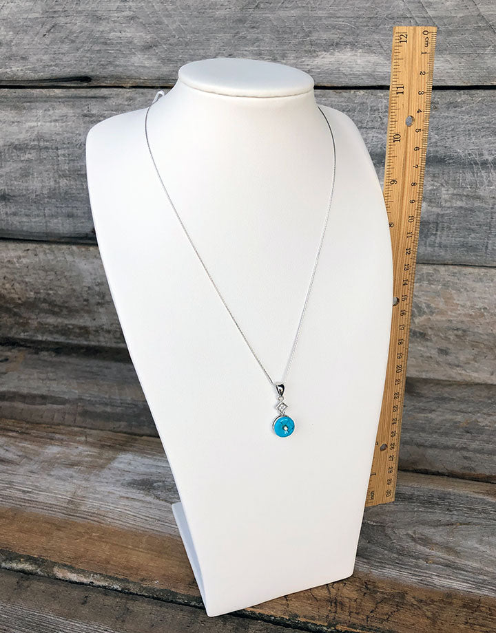 DCH6828 = Leatherette Necklace Bust 11-7/8'' H