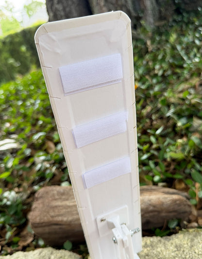 DCH6991 = White Leatherette Multi Necklace Stand