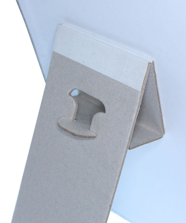 DCH7709 = Grey Linen Flat Bust Display 12-5/8" H