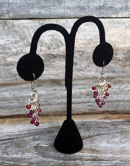 DER1241 = Value Velvet Earring Display 5-1/4'' high (Pkg of 3)