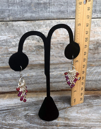DER1241 = Value Velvet Earring Display 5-1/4'' high (Pkg of 3)