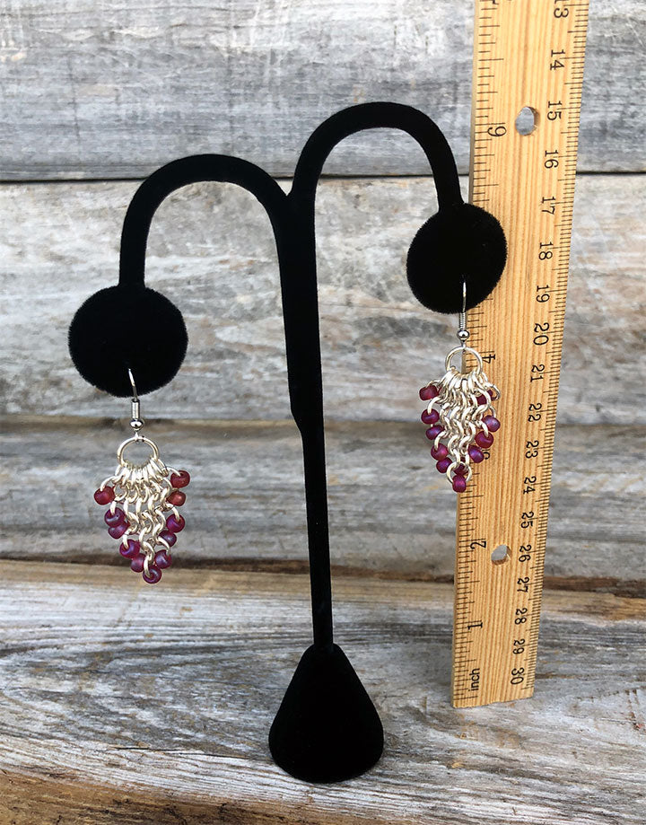 DER1249 = Value Velvet Earring Display 6-1/4'' H  (Pkg of 3)