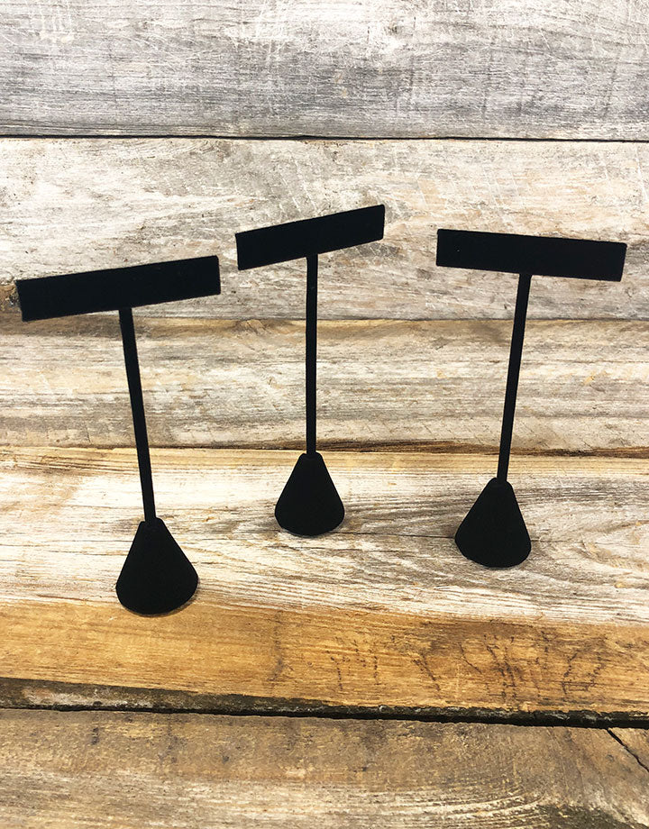 DER1254 = Value Velvet Earring Display 5-1/2'' high (Pkg of 3)