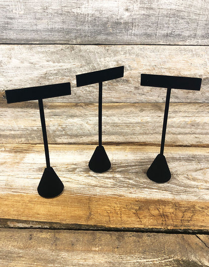 DER1254 = Value Velvet Earring Display 5-1/2'' high (Pkg of 3)