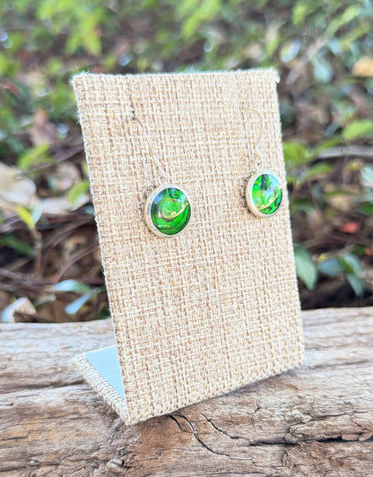 DER301 = Burlap Earring Display 3-1/2" H (Pkg of 3)