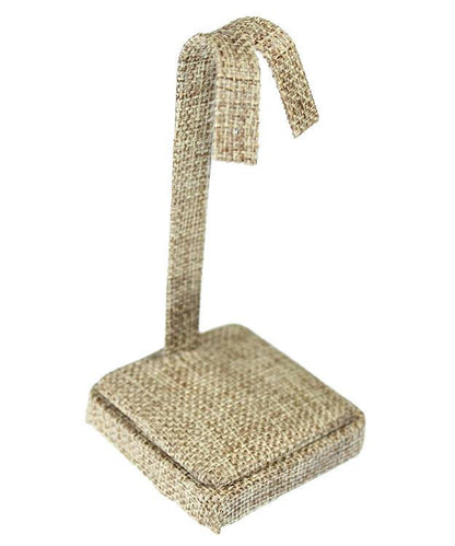 DER3723 = Burlap Earring Stand 4-1/4" H  (Pkg of 2)