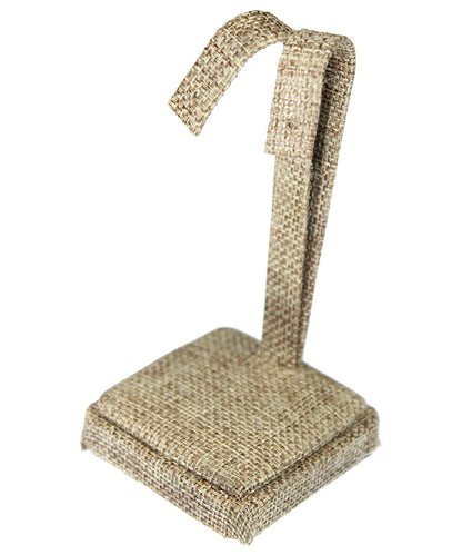 DER3723 = Burlap Earring Stand 4-1/4" H  (Pkg of 2)