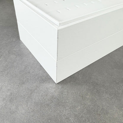DPD6964 = White Leatherette Stackable Pendant Tray With 8 Pads