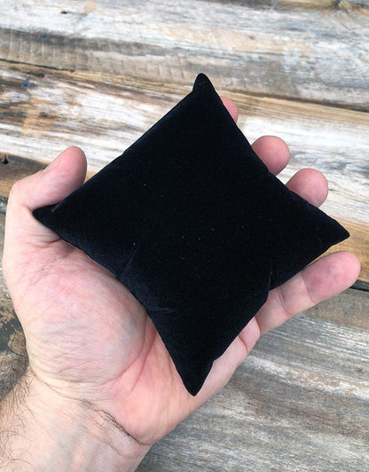 DIS1120 = Value Velvet Pillow for Watches or Bracelets 4''x4'' (Pkg of 5)