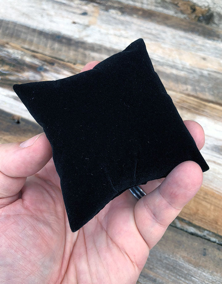 DIS1130 = Value Velvet Pillow for Watches or Bracelets 3''x3'' (Pkg of 5)
