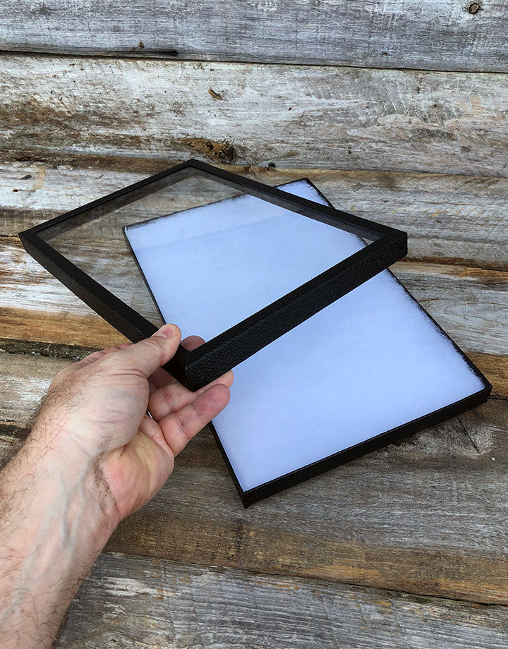 DIS1202 = Riker Style Display Tray 12" x 8" x 3/4"