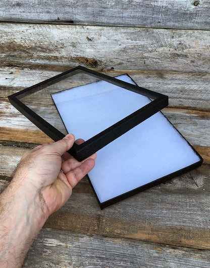 DIS1202 = Riker Style Display Tray 12" x 8" x 3/4"