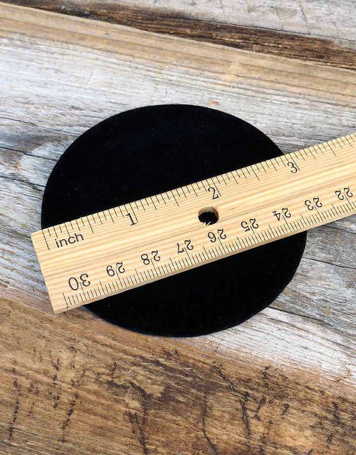 DIS1315 = Value Velvet Round Display Pad 3'' (Pkg of 3)
