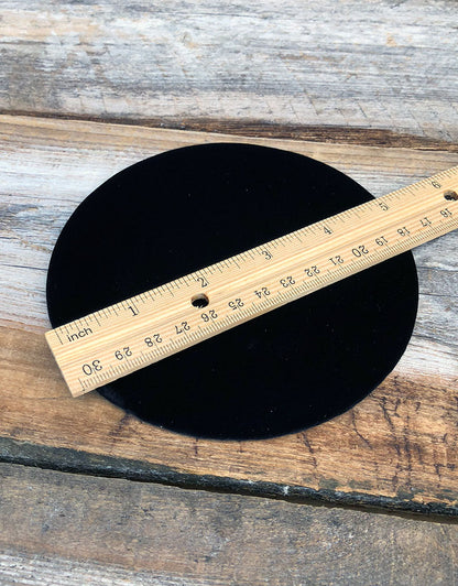 DIS1316 = Value Velvet Round Display Pad 5'' (Pkg of 3)