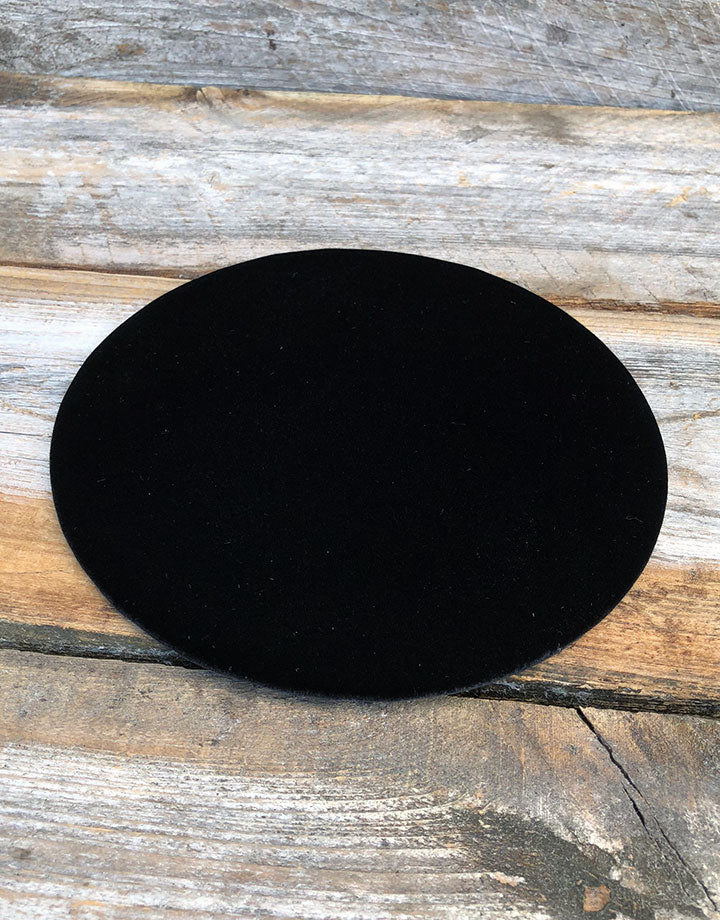 DIS1317 = Value Velvet Round Display Pad 7'' (Pkg of 3)