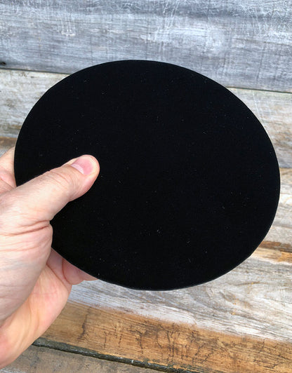 DIS1317 = Value Velvet Round Display Pad 7'' (Pkg of 3)