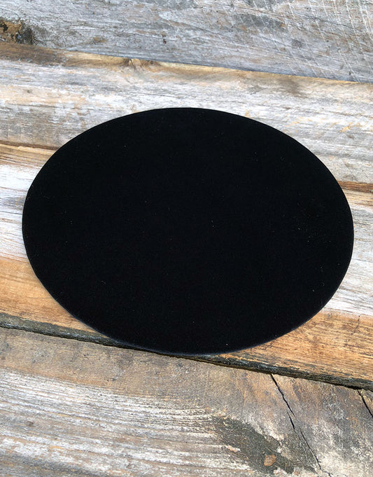 DIS1318 = Value Velvet Round Display Pad 9''
