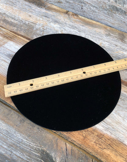 DIS1318 = Value Velvet Round Display Pad 9''