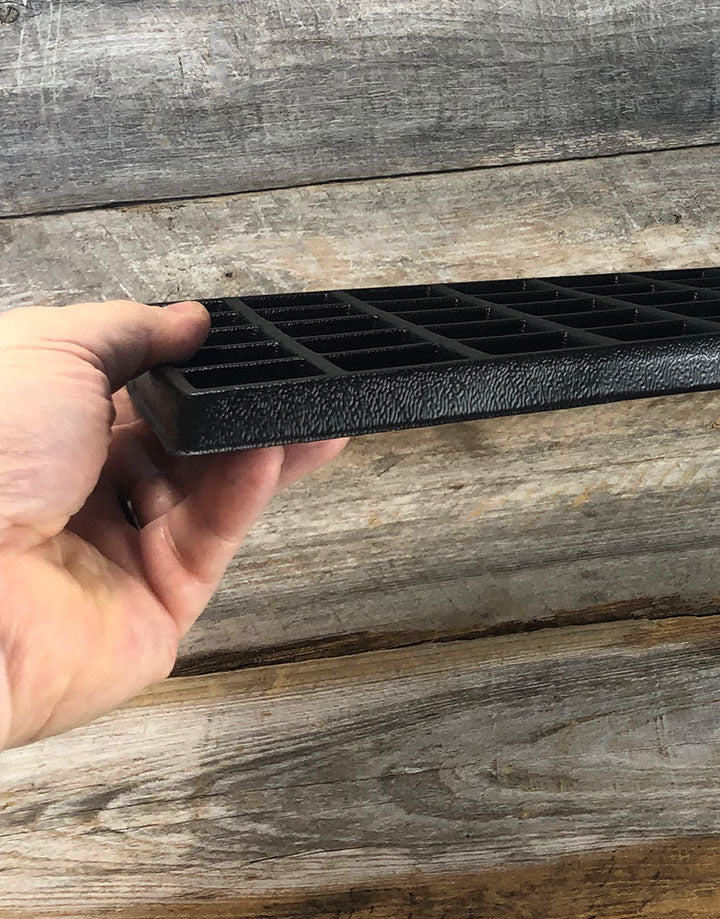 DIS1850 = Plastic Tray Insert 50 Spaces 1/2'' Deep - Black (Pkg of 3)