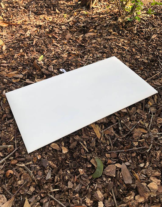 DIS6900 = LEATHERETTE TRAY INSERT PAD WHITE
