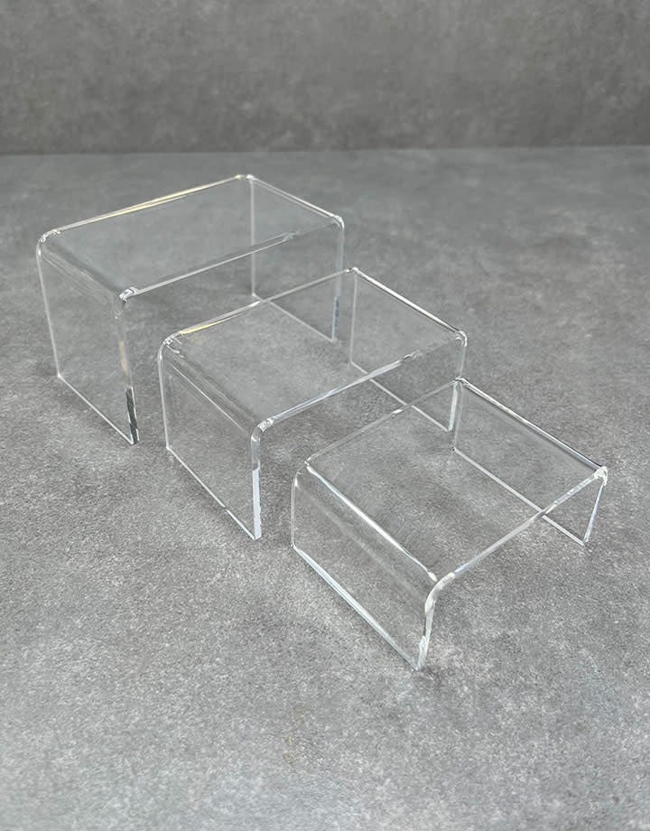 DIS9101 = ACRYLIC RISERS SET of 3 SMALL