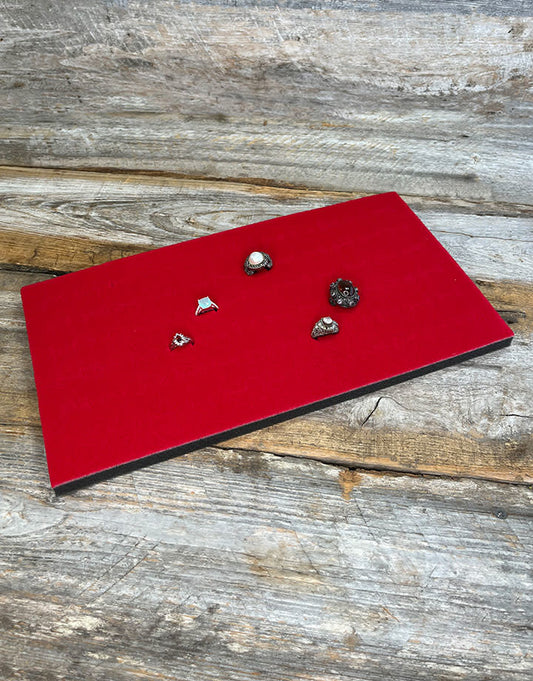 DRG1000R = Foam Ring Tray Insert 72 Space - Red