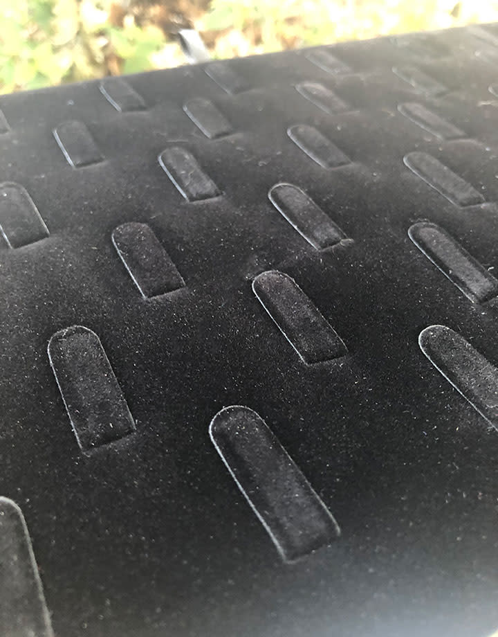 DRG1095 = Black Value Velvet Ring Pad with 51 Clips