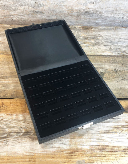 DRG1905 = Ring Case for 36 Rings - Black