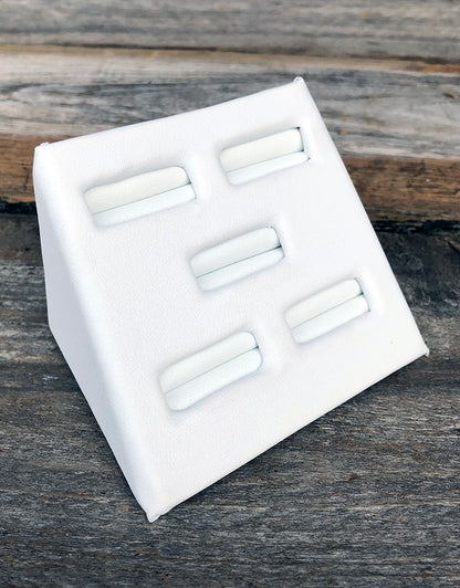 DRG6817 = Leatherette Stackable Ring Stand for 5 Rings