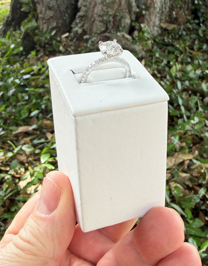DRG610X = White Leatherette Square Ring Columns **Choose Size**
