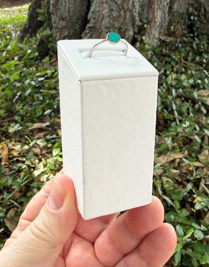 DRG610X = White Leatherette Square Ring Columns **Choose Size**
