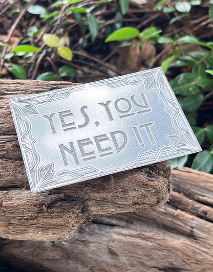 DSI10XX = Laser Engraved Art Deco Aluminum Signs **Choose Message**