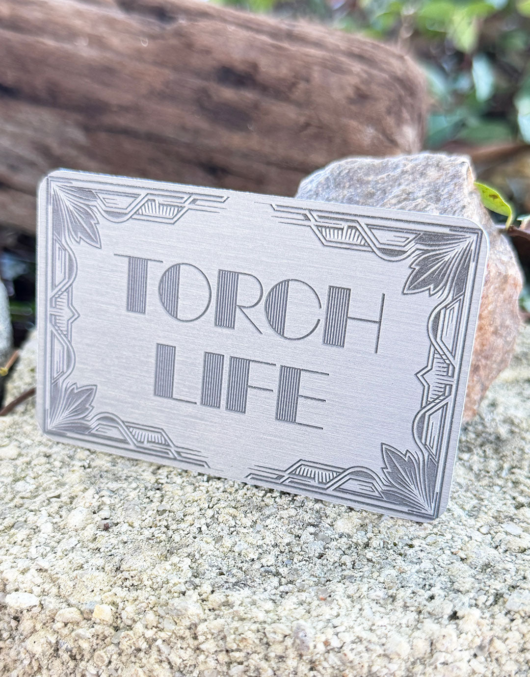 DSI12XX = Laser Engraved Art Deco 2 Aluminum Signs **Choose Message**