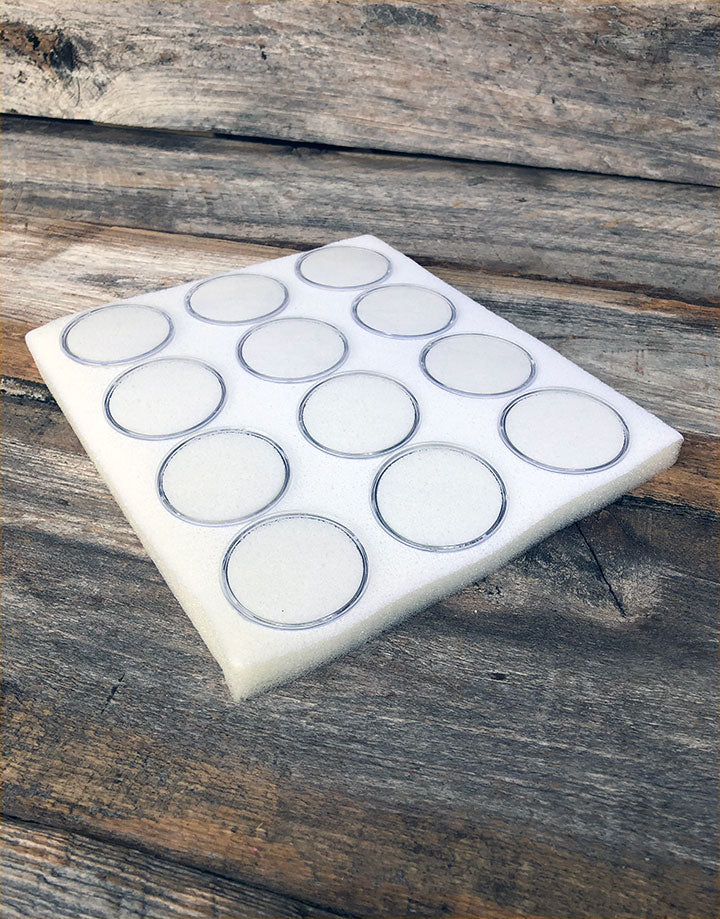 DST2412 = Gem Jar Tray Insert 12 Jars White