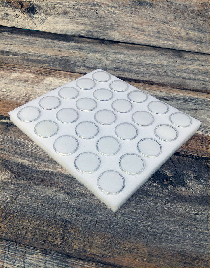DST2425 = Gem Jar Tray Insert 25 Jars White