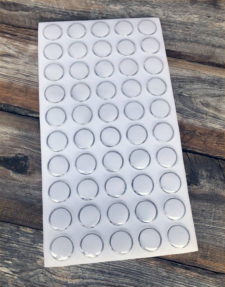 DST2450 = Gem Jar Tray Insert 50 Jars White