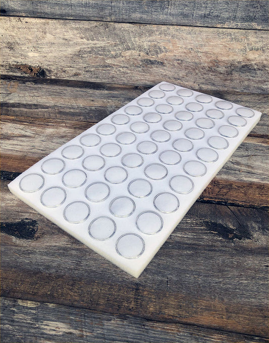 DST2450 = Gem Jar Tray Insert 50 Jars White