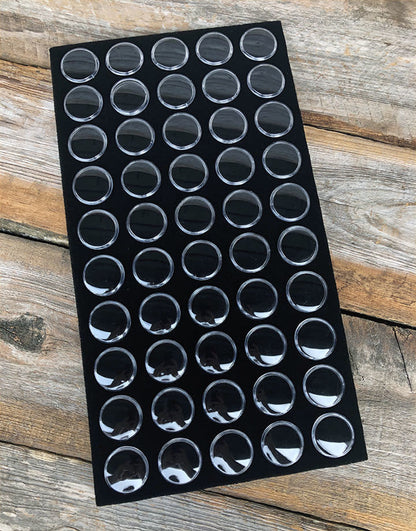 DST2550 = GEM JAR TRAY INSERT 50 JARS BLACK