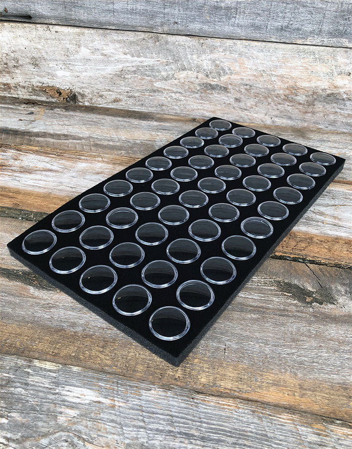 DST2550 = GEM JAR TRAY INSERT 50 JARS BLACK