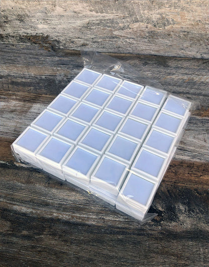 DST4005 = Gem Box with Glass Top & Foam Insert 1-1/2'' Square White (Pkg of 50)